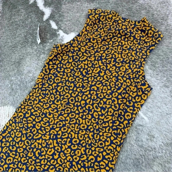 NWT Leopard High Neck Dress - Picture 8 of 13